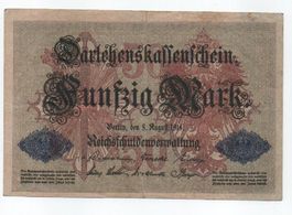 50 MARCHI - 5 AGOSTO 1914 - GERMANIA