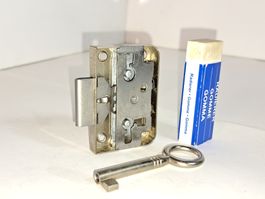 1 Möbelschloss JuNie mit Schlüssel, DM2cm (LOT581#MBS3)