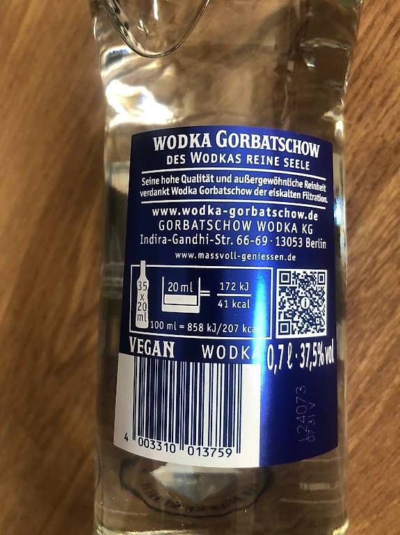 Bevande alcoliche: Wodka Gorbatschow 0,7 L Flasche Neu ungeöffnet – Usato da Zürich venduto da Tivoli2 2