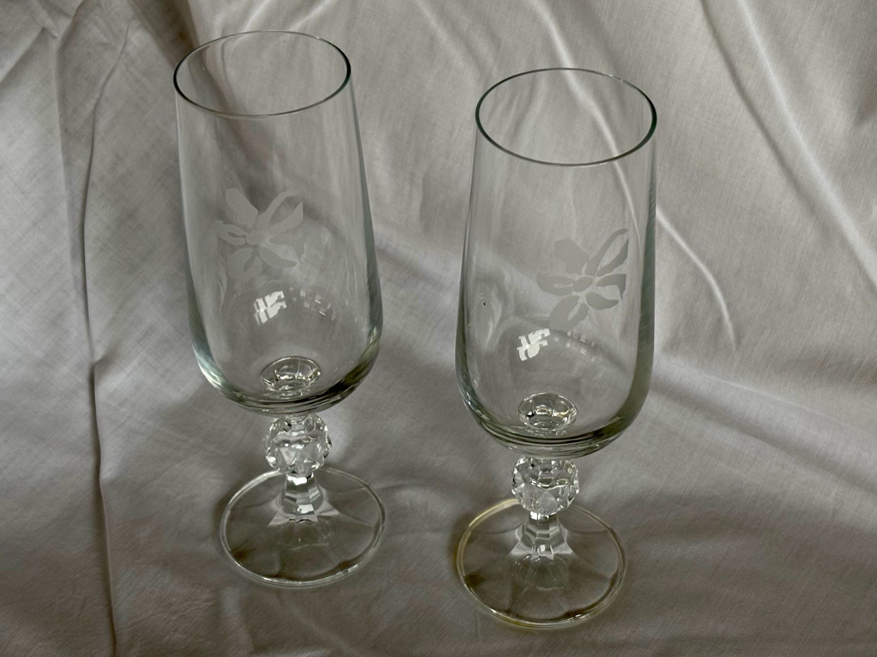 Bicchieri: 2 Champagner-Gläser in blauer Geschenk-Box – Nuovo (secondo la descrizione) da Oberrieden venduto da pet_n2c2 2