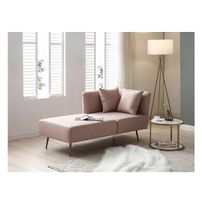 Recamière / Chaiselongue in Rosa neuwertig 