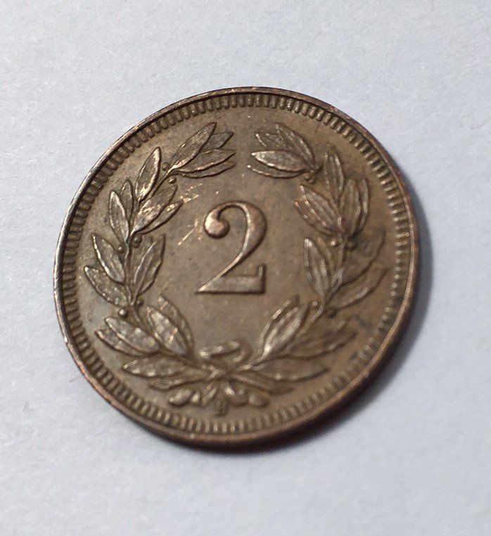 Tutti le monete: 1913 2 Rappen -unz – Usato da Kirchberg SG venduto da Helveticus00 1
