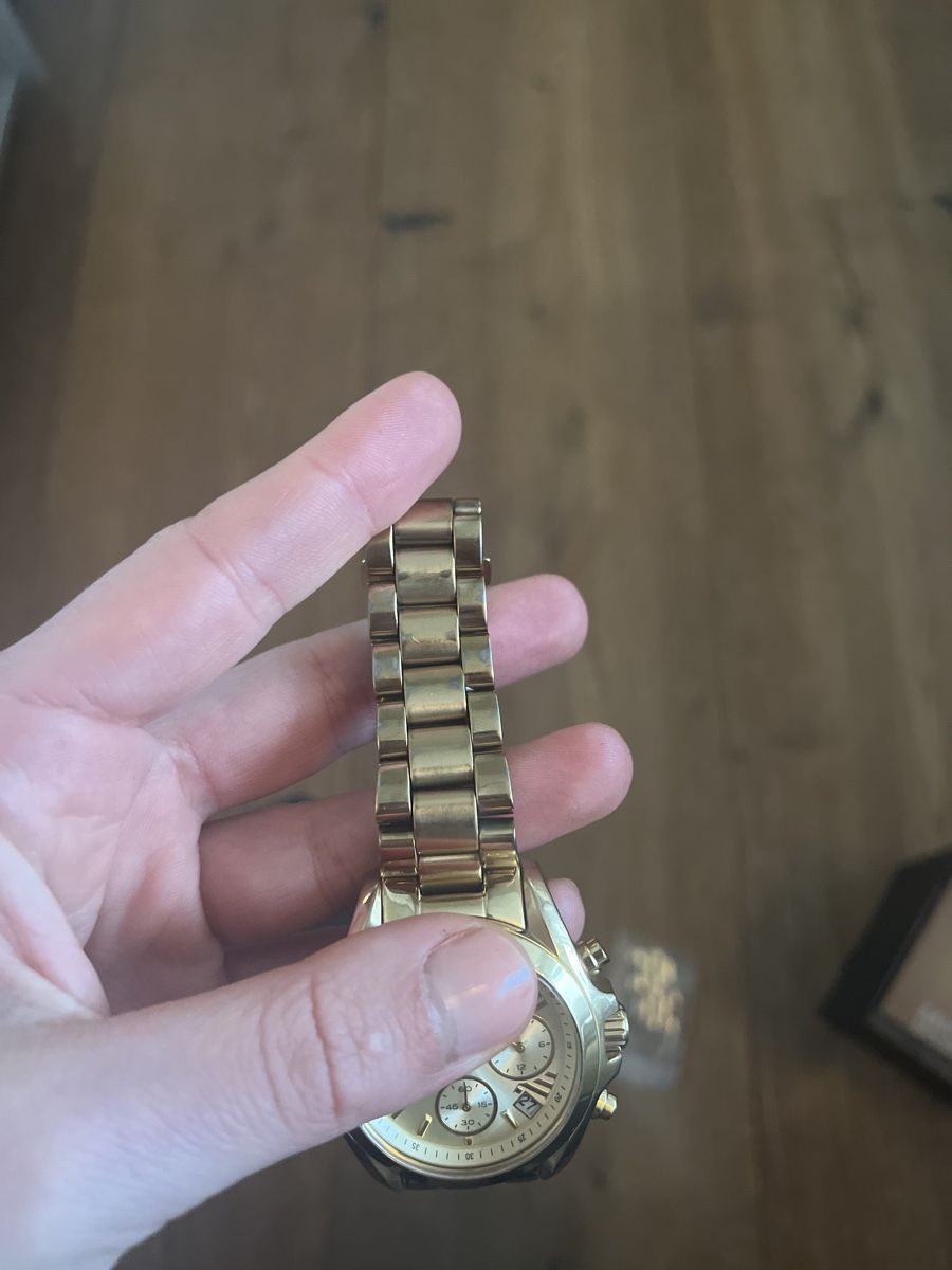 Michael Kors Orologi: Michael Kors Uhr analog golden – Usato da Affoltern am Albis venduto da celine.stg 4