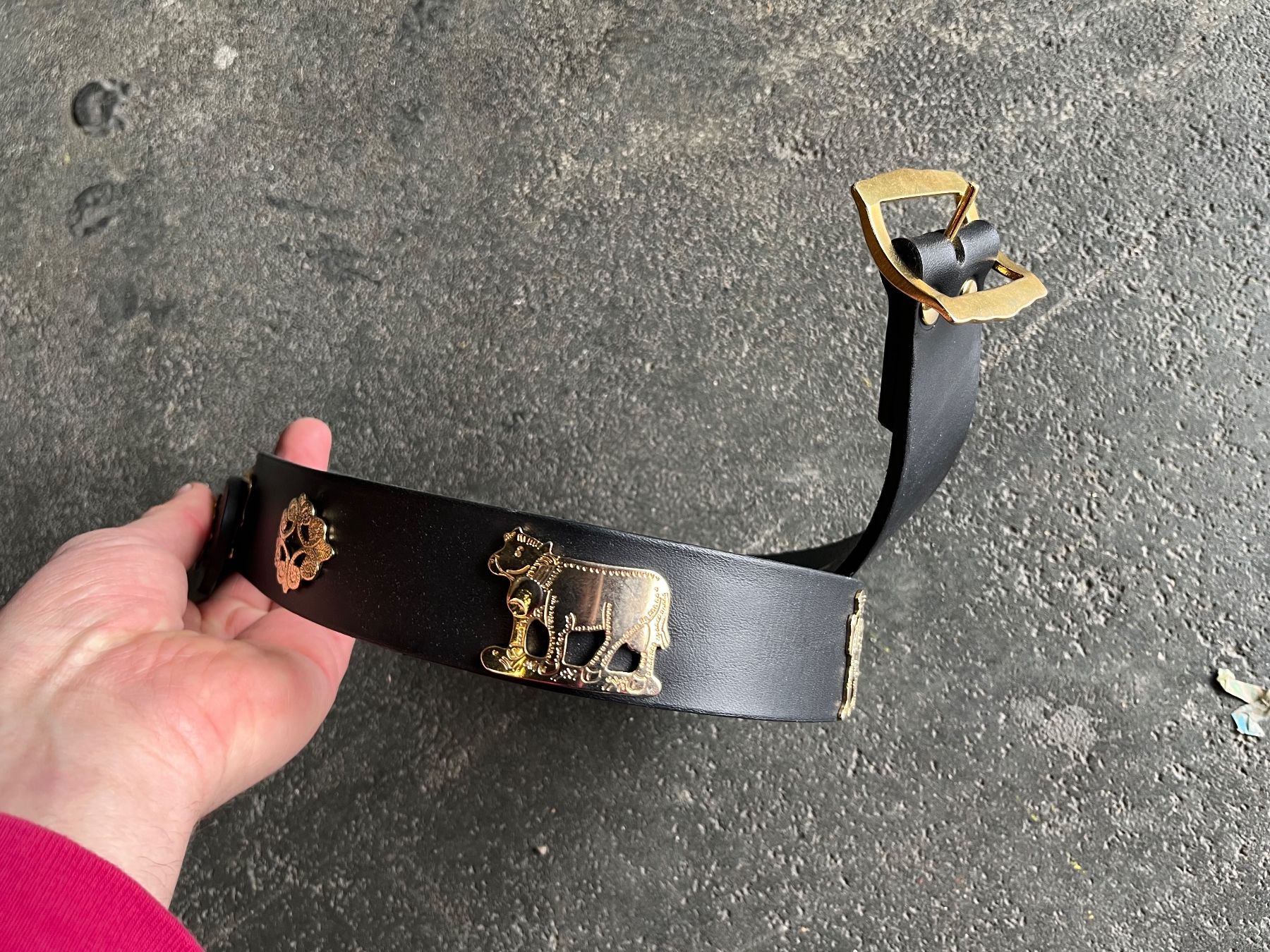 Cinture: Chüeligurt Kuhgurt Leder 100cm – Nuovo e nell'imballaggio originale da Bern venduto da fotolog111 3