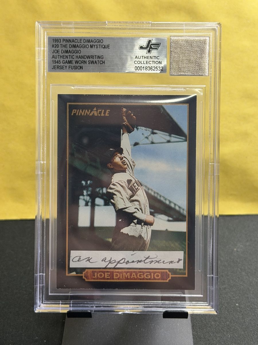 Carte collezionabili: JF - Joe DiMaggio - Authentic Handwriting- Game worn Swatch – Nuovo (secondo la descrizione) da Brittnau venduto da TCGBratans