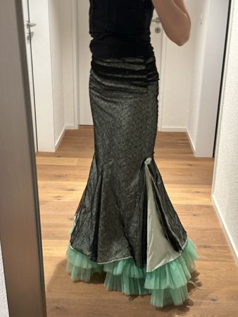 Eleganter Haute Couture Jupe, Meerjungfrau