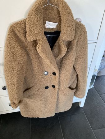 Zara Woman Teddyfell Mantel, Grösse M, Top Zustand!
