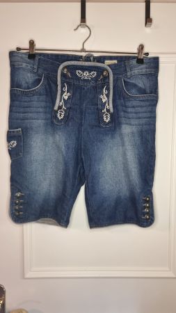 🌺Herren Trachten Jeansbermuda  Grösse 50  🌺