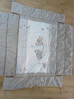 laufgitter- umrandung Elefantenapplikation beige-weiss guteZ