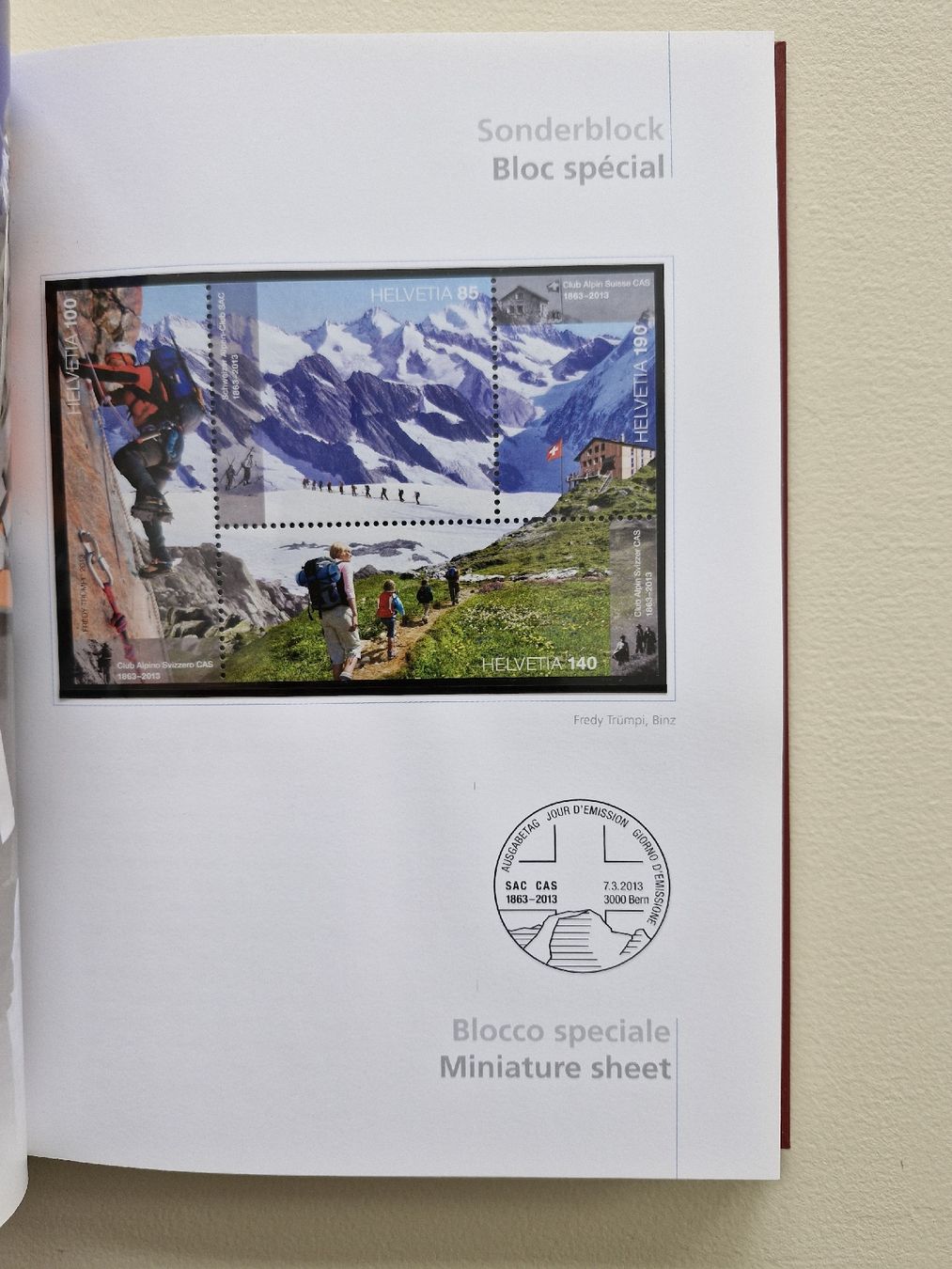 Tutti i francobolli: Schweizer Briefmarkenbuch 2013 postfrisch – Nuovo (secondo la descrizione) da Frauenfeld venduto da Kasico 3