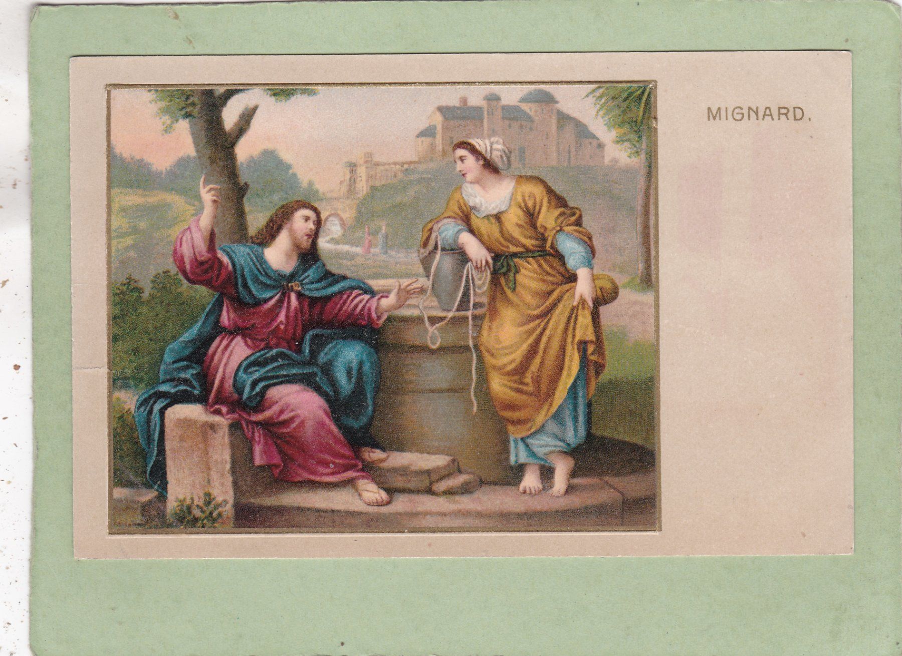 Cartoline postali: Kitsch Kunst Mignard – Usato da Herisau venduto da Lisegrat2008