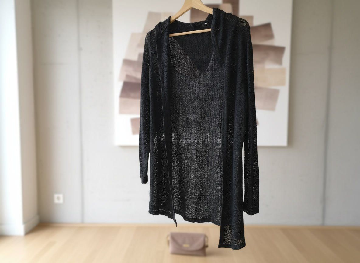 Jacken: LONG SLEEVE FISHNET - Strickjacke - black – Gebraucht aus Zürich von ale_xxz7 2