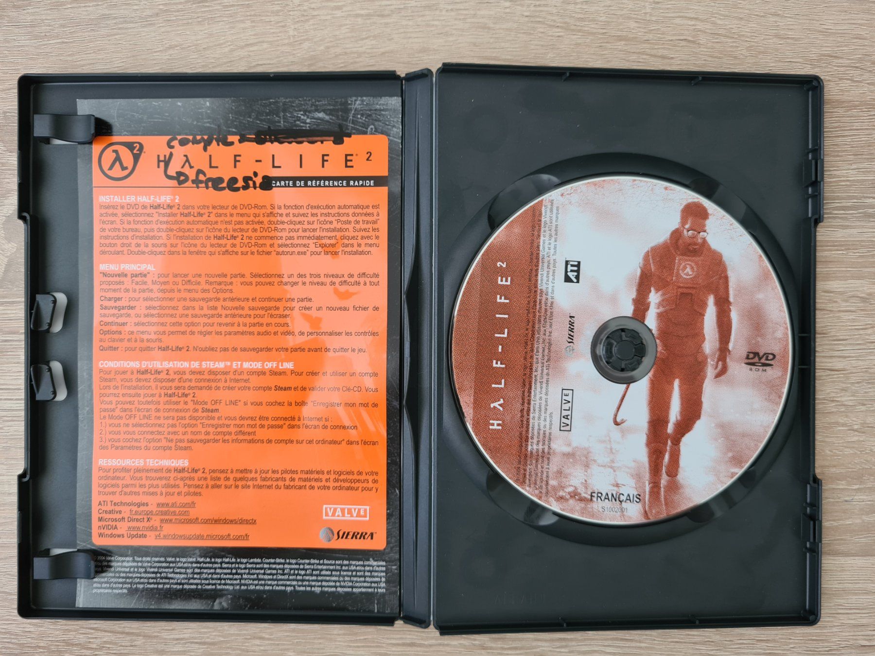 Giochi: Half-Life 2 (French) - PC – Usato da Carouge GE venduto da Gasco 2