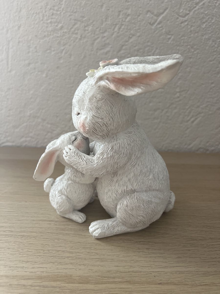 Statuette: Herziges Hasenpaar – Usato da Seon venduto da Sunny-Schmuck78 2