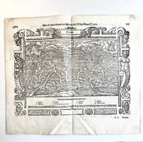 Karte von Tours aus dem Jahr 1598