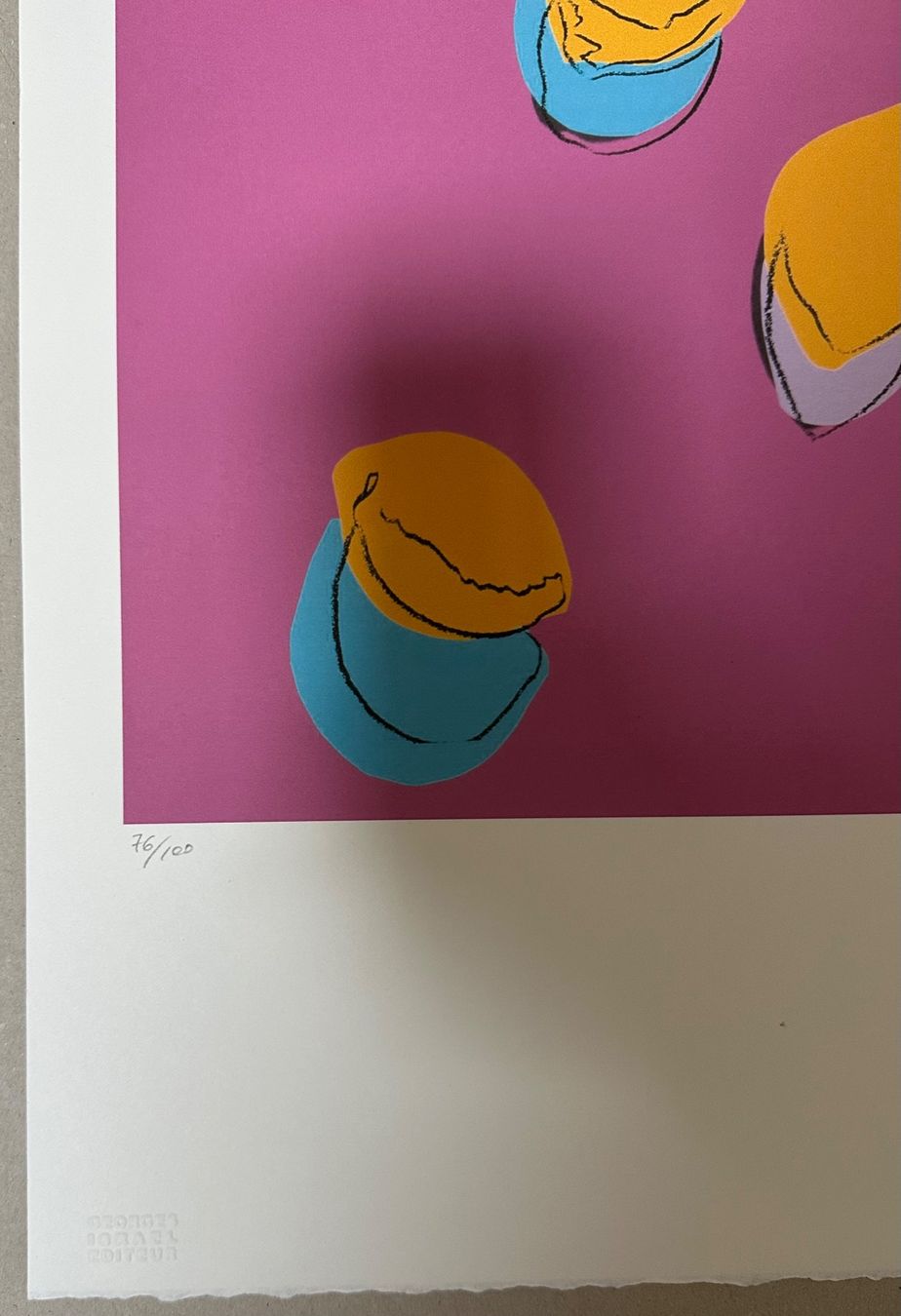 Gemälde: Andy Warhol: Lemons, POP Art 76/100 – Neu (gemäss Beschreibung) aus Meilen von Smgdesign 1