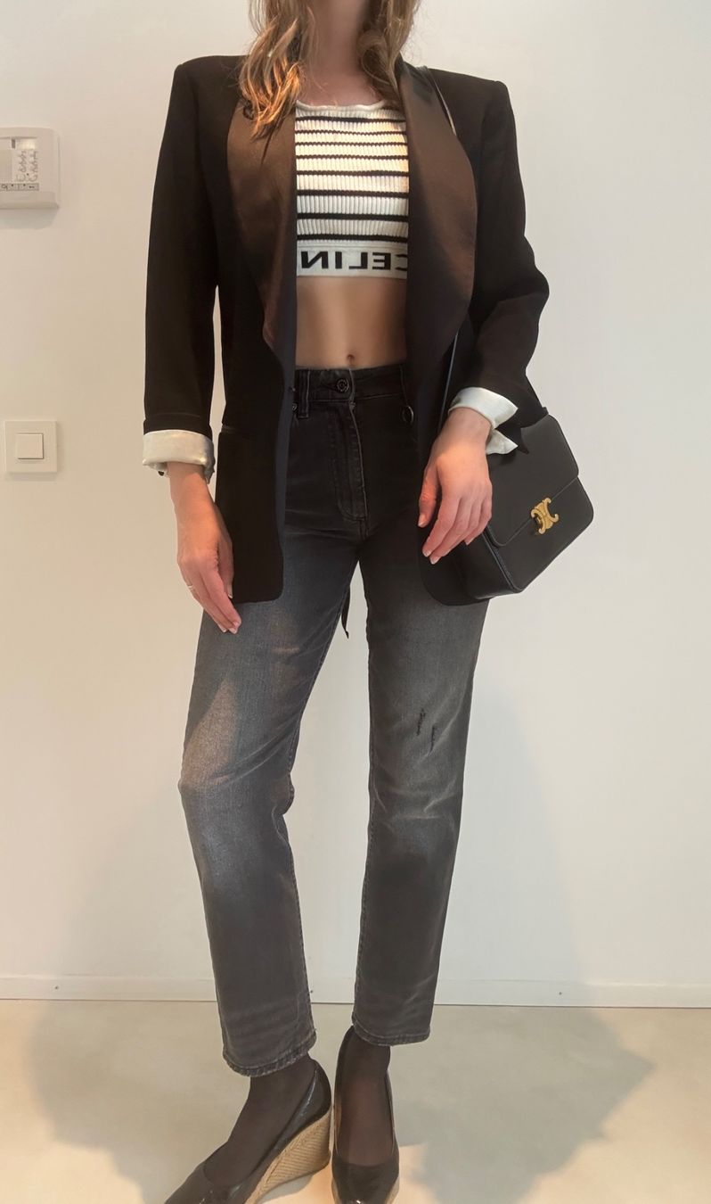 Isabel Marant Giacche: Veste blazer noire Isabel Marant pour H&M – Usato da giffers venduto da sev_c9x9