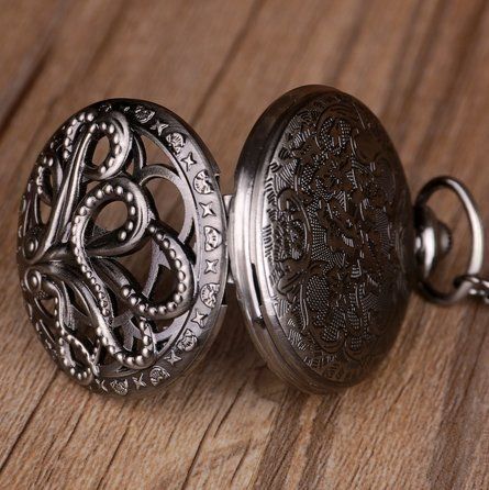 Orologi: Aktion Umhänge-Uhr Octopus Steampunk – Nuovo (secondo la descrizione) da Schwanden GL venduto da UHRKNALL 1