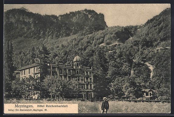 Ansichtskarten: AK Meyringen, Hotel Reichenbachfall – Gebraucht aus Berlin von bartko-reher