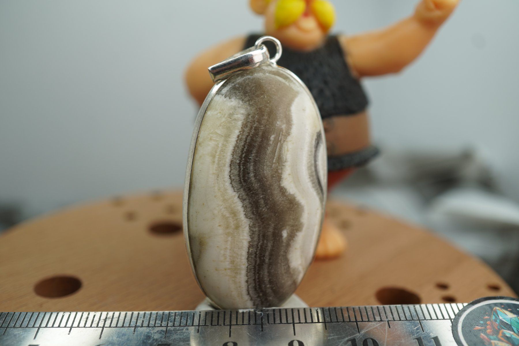 Minerali & Pietre curative: Aragonit   925 Silber   Anhänger  "TOPSTONE" – Nuovo e nell'imballaggio originale da Eschenbach SG venduto da topstone 1