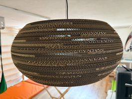 Pendellampe Disc Braun Karton Ø 60cm E27
