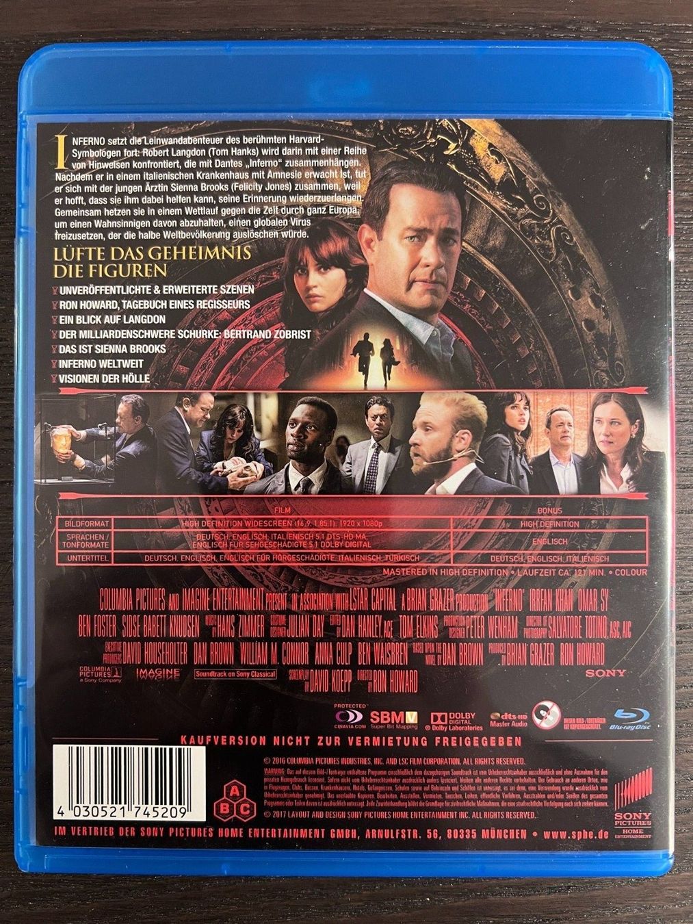 Tutti i DVDs: Inferno – Usato da Zürich venduto da Blu-ray_ZH 1