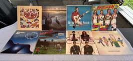 8x Vinyl-Schallplatten, viel Rock &