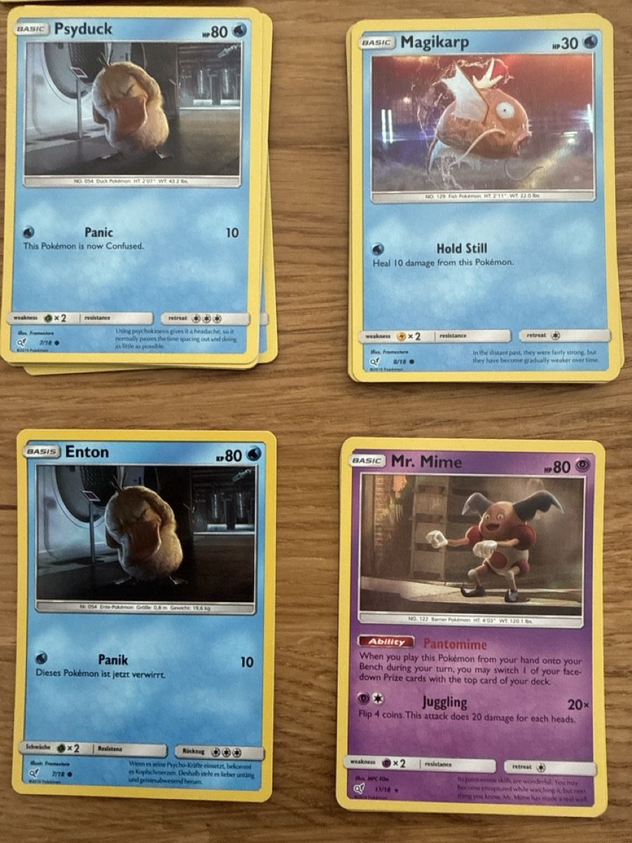 Pokémon Carte collezionabili: Detective Pikachu - Verschiedene Karten aus dem Set – Nuovo (secondo la descrizione) da Amriswil venduto da sim_nlb6 3