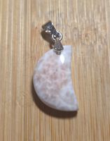 Thomsonit /Pink Larimar Anhänger an Metallöse A