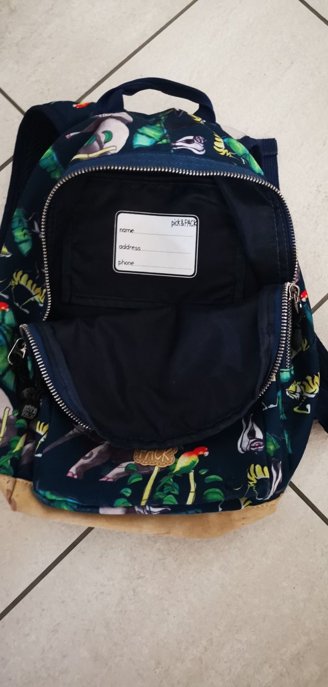 Borse & Zaini: Pick & Pack Mini-Rucksack, Dschungel-Design – Usato da Benken SG venduto da Ele09 2