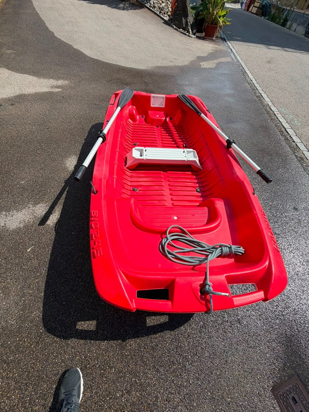 Bic Barche: RBB BOAT RULLY Boot mit Rädern Ruder Rot – Usato da Ulisbach venduto da ARS-Trading 4