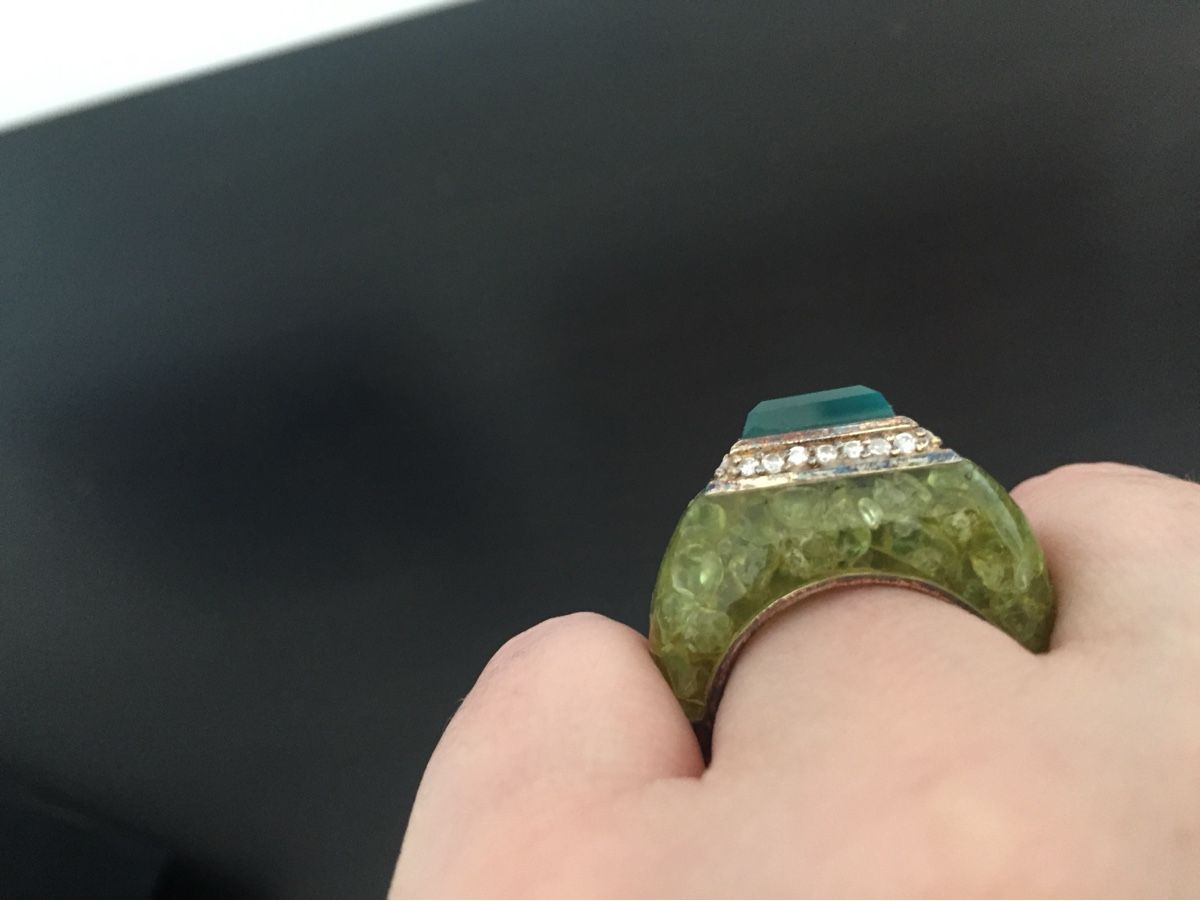 Ringe: REDUZIERT! Grun Ring damen – Neu (gemäss Beschreibung) aus Oberwil BL von Stellochkas 5