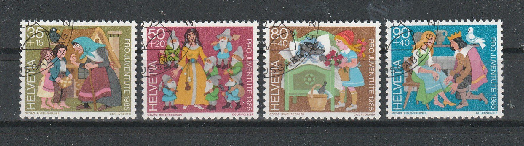 Tutti i francobolli: SUISSE Pro Juventute 1985 Oblitéré – Usato da Bussigny venduto da jacky1953