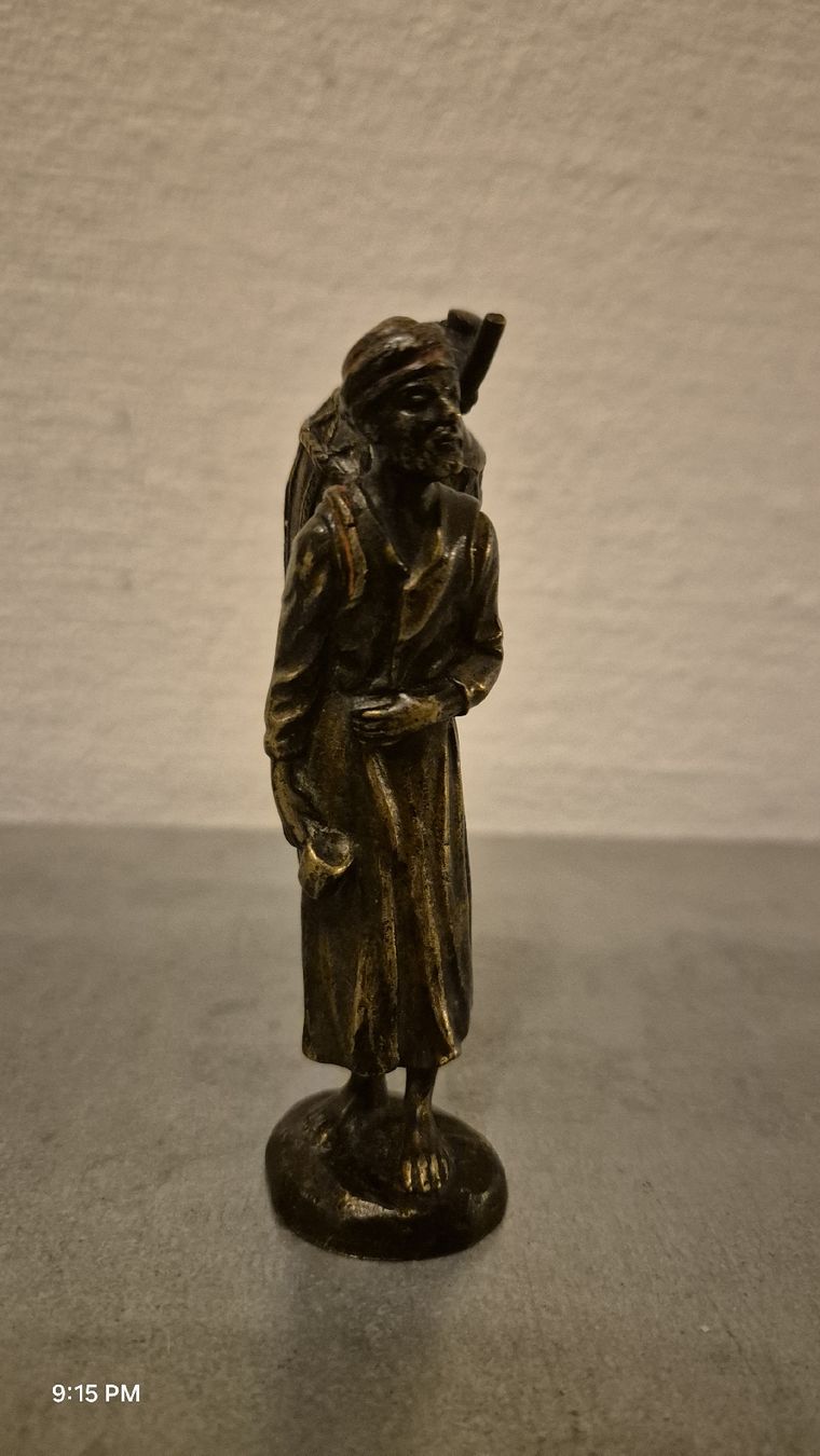 Statuette: Wiener Bronze Wasserträger um 1900 – Usato da Basel venduto da Happy3210 1