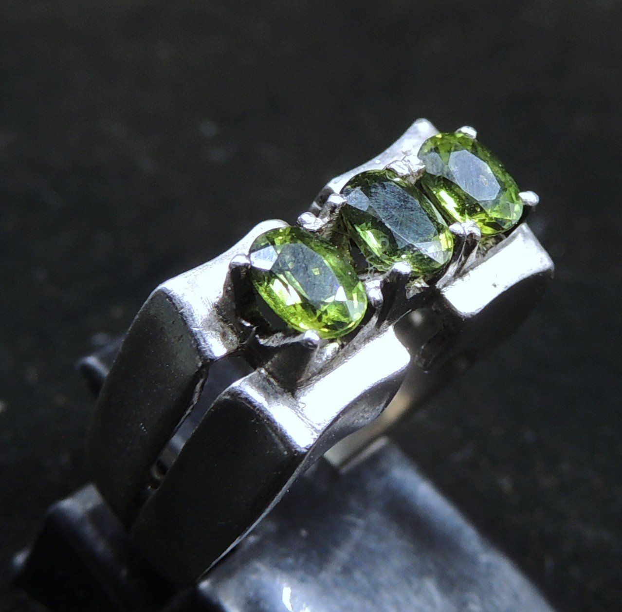 Anelli: Chrysoberyll Silber 925 Fingerring – Usato da Waldenburg venduto da schaller707 2