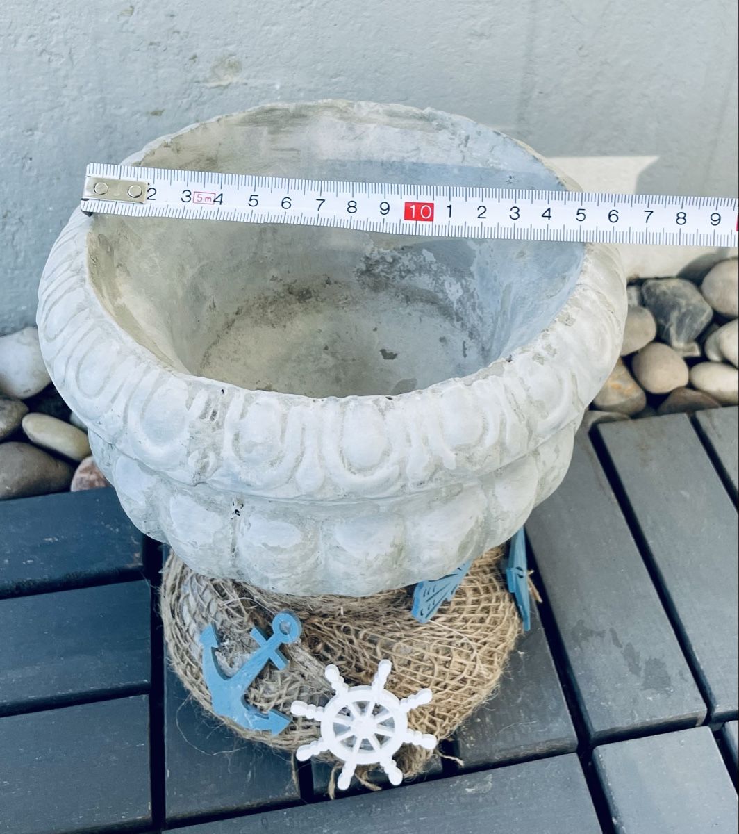 Blumentöpfe: Blumentopf maritim dekoriert H ca. 20 cm – Neu (gemäss Beschreibung) aus Au ZH von Jaggy4 3