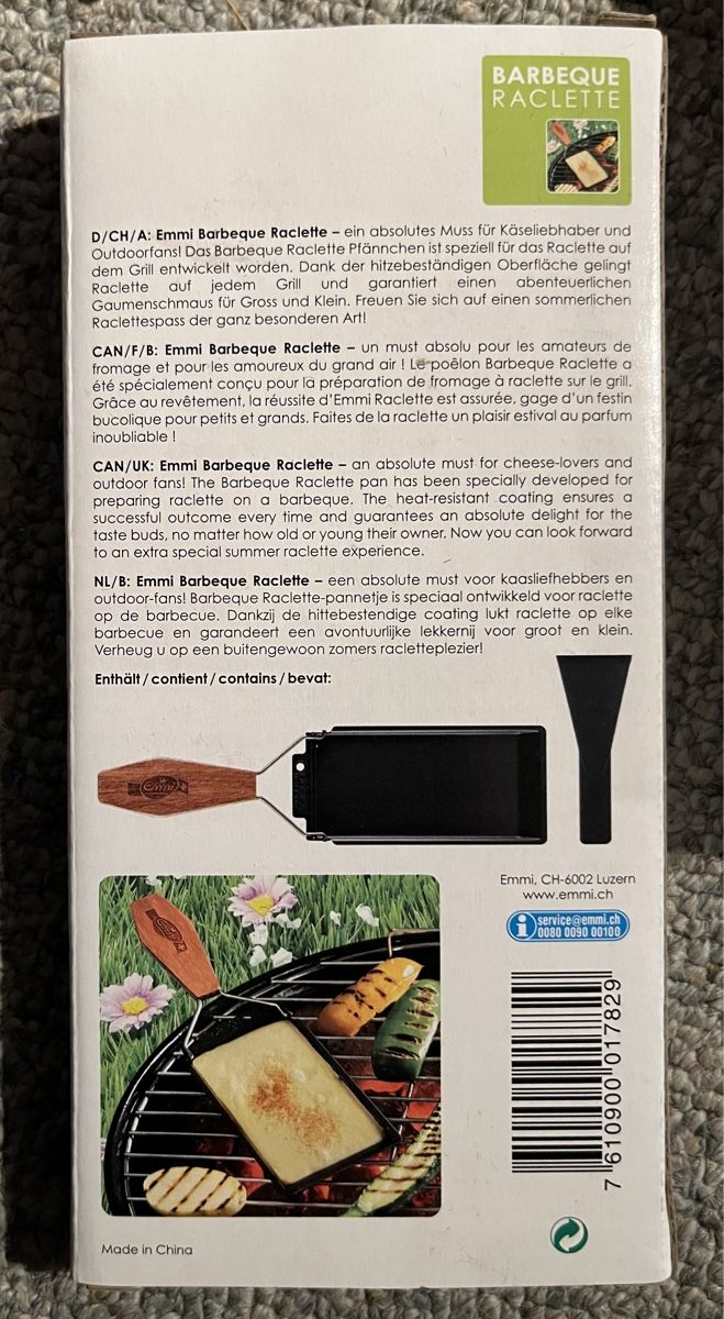 Padelle: Raclette Pfännchen speziell für Grill neu – Nuovo e nell'imballaggio originale da Kriens venduto da Honey79 1
