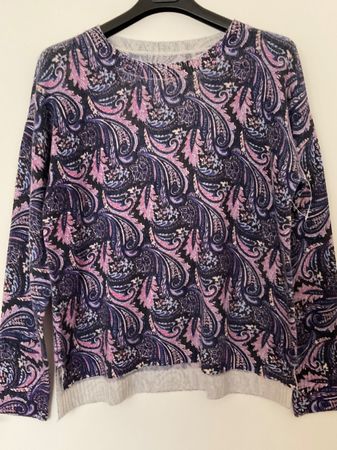 Paul Kehl 100% Kaschmir Pullover Gr M-L blau NEU NP 230