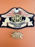 Harley Owners Group Patch & Pin Set - Ride in Style!