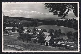 Wolfhalden, Sonder, Ortsansicht vom Berg