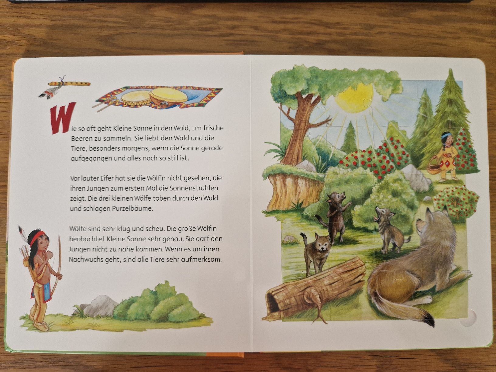 Bücher: Der kleine Indianer - Ein wildes Puzzlebuch – Neu und originalverpackt aus Villars-sur-Glâne von Agnie80 3