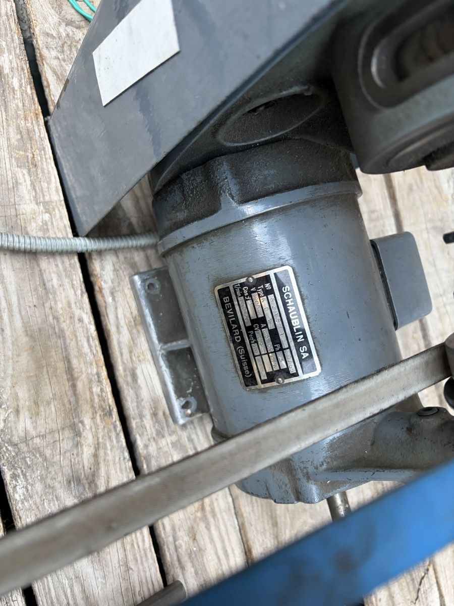 Schaublin Tutte le macchine: Schaublin 70, chariot révisé – Usato da Genève venduto da Anto74 5