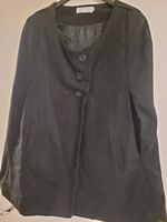 poncho, stylischer poncho, schwarz, gr M