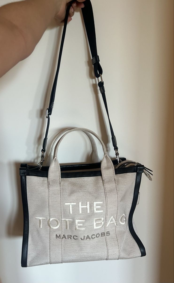 Marc Jacobs Sacs femmes: Marc Jacobs Tote Bag Beige mit Leder – D'occasion à Mönchaltorf par johanna_k06 4