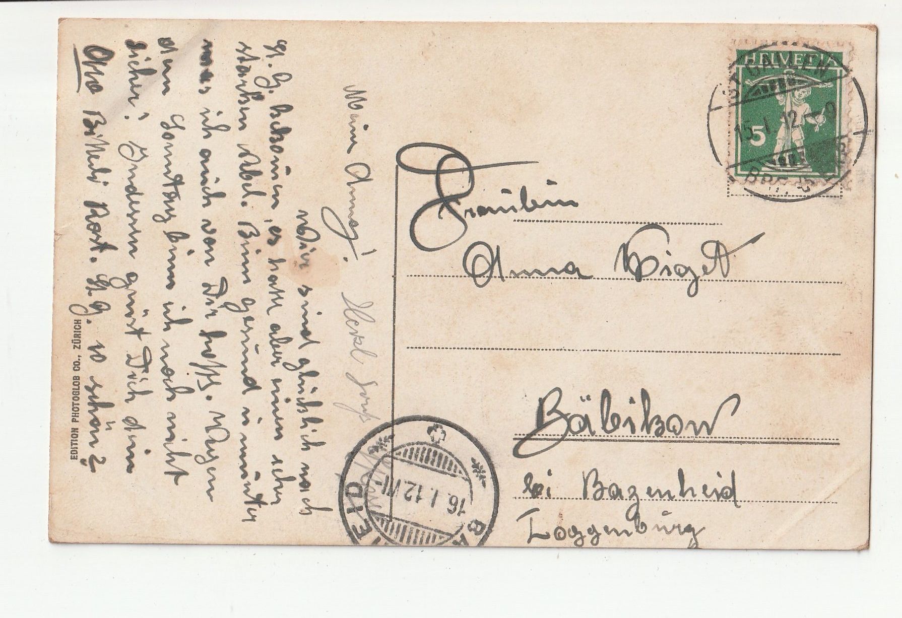 Ansichtskarten: St.Gallen – Gebraucht aus Rheineck von rhynegg 1