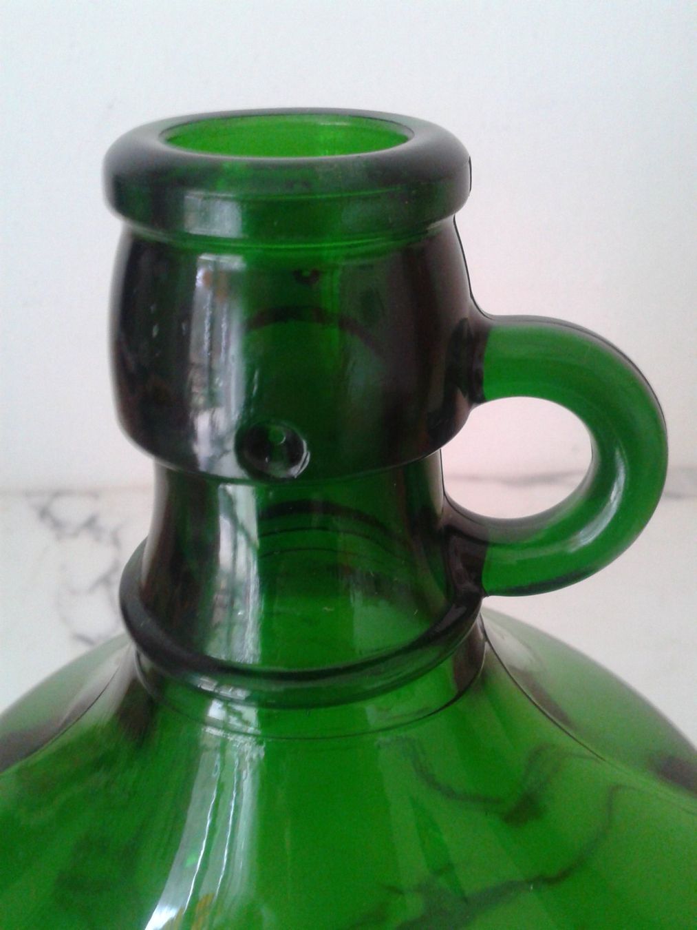Bicchieri: antiker "carboy" Glas grün Italien – Nuovo (secondo la descrizione) da Camorino venduto da Campellino 1