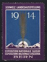 Reklamemarke Bern, Schweiz. Landesausste