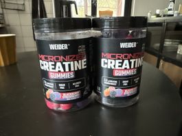 Weider Micronized Creatine Gummies Beere 2er Set