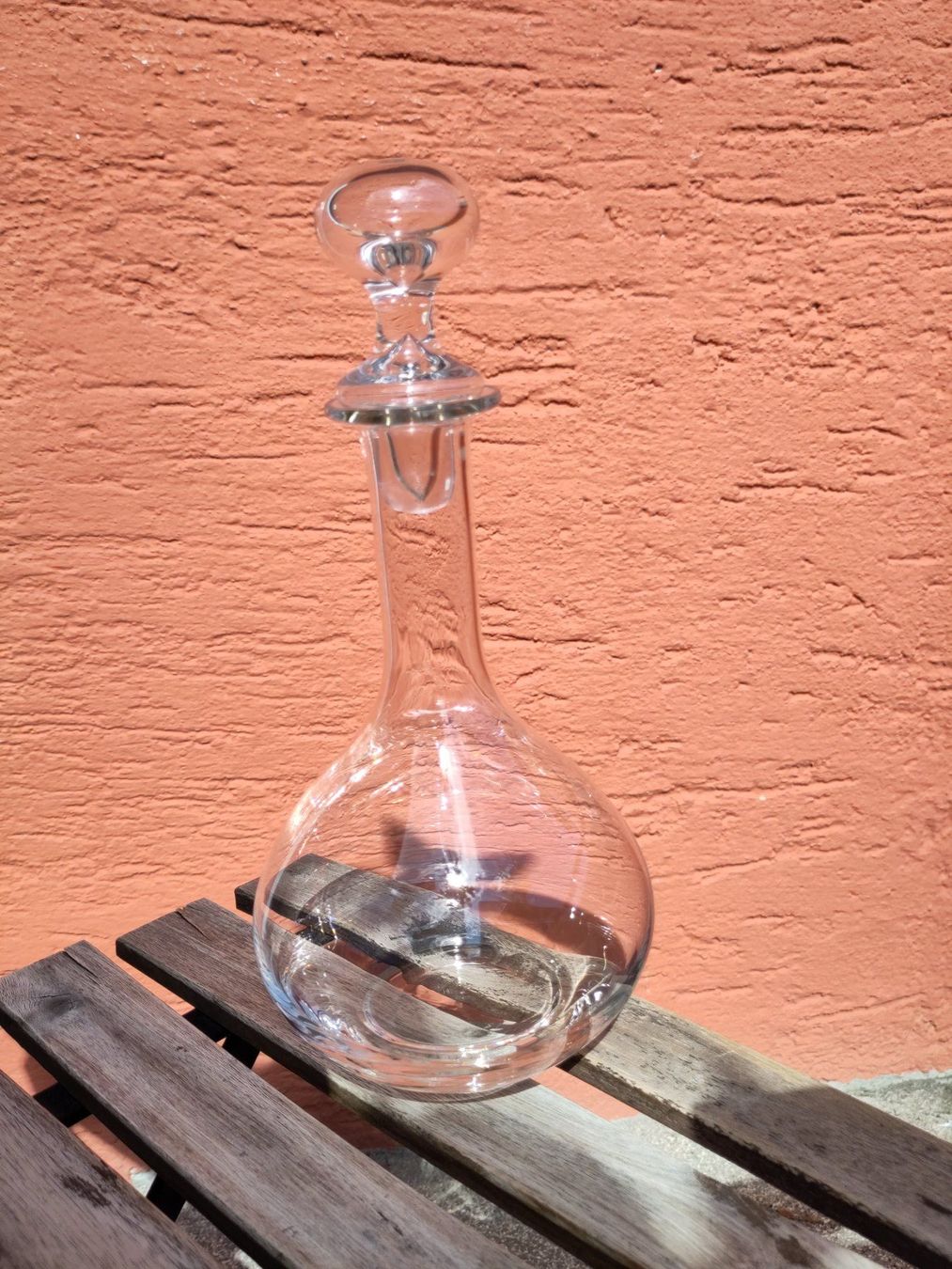 Glasi Hergiswil Karaffen: Weinkaraffe / Dekanter mit Glasstopfen – Gebraucht aus Zürich von grissatone