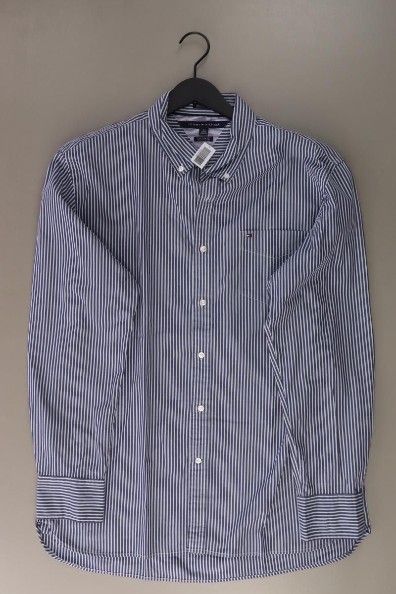 Camicie: Tommy Hilfiger Langarmhemd Gr. XL blau – Usato da Neustadt an der Waldnaab venduto da SecondLifeFashion